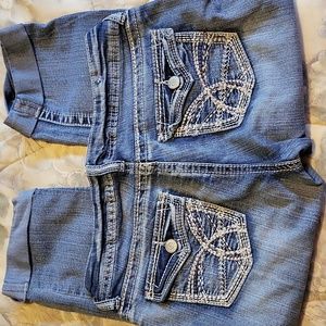 Denim Capri.